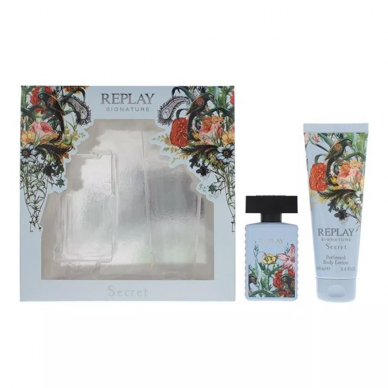 Replay Signature Secret Gift Set 30ml EDT + 100ml Body Lotion