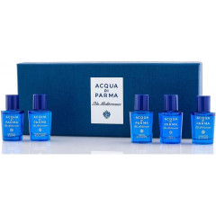 Acqua di Parma Blu Mediterraneo Miniature Set 5ml Arancia di Capri EDT + 5ml Fico di Amalfi EDT + 5ml Bergamotto di Calabria EDT + 5ml Mandorlo Di Sicilia EDT + 5ml Mirto di Panarea EDT