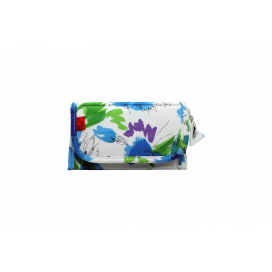 Bags Unlimited Rome Cosmetic Bag With Mirror - Blue