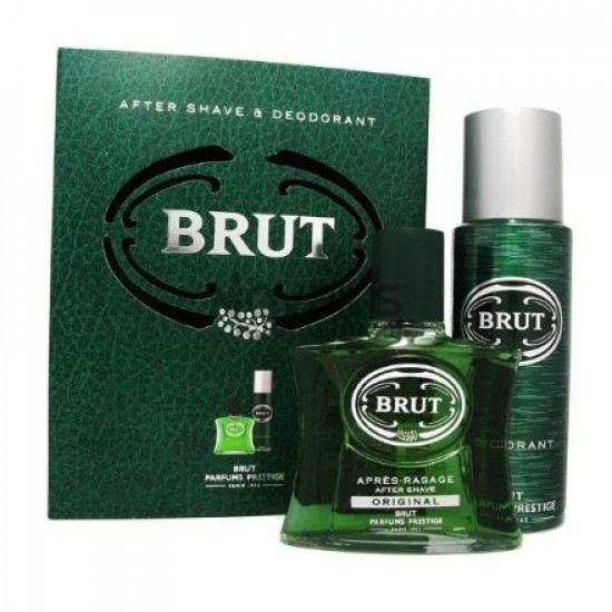 Brut Confezione Regalo 100ml Dopobarba + 200ml Deodorante Spray