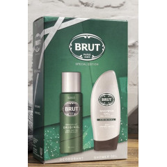 Brut Confezione Regalo 200ml Deodorante Spray + 250ml Gel Doccia