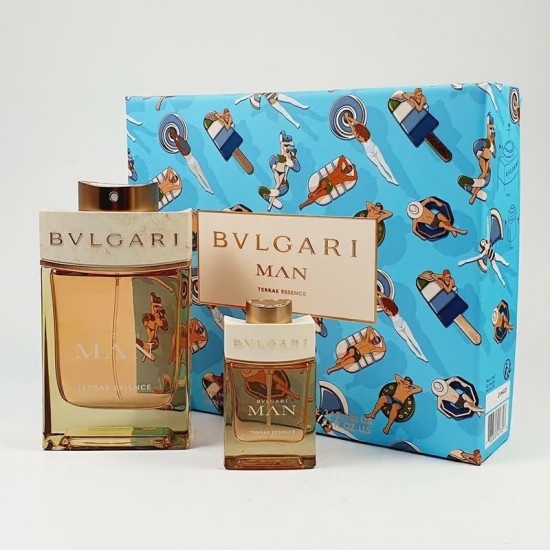 Bvlgari Man Terrae Essence Gift Set 100ml EDP + 15ml EDP