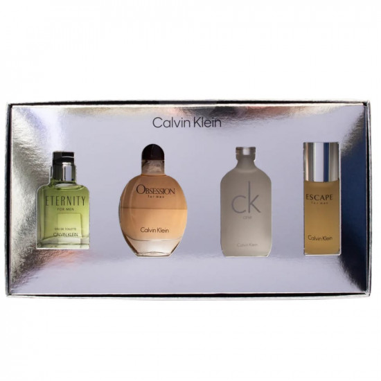 Calvin Klein Miniature Confezione Regalo 15ml Eternity EDT + 15ml Obsession EDT + 15ml CK One EDT + 15ml Escape EDT