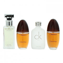 Calvin Klein Women Miniature Gift Set 15ml Eternity EDP + 15ml CK One EDT + 2 x 15ml Obsession EDP