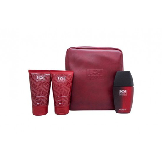 Dana Rapport Gift Set 100ml EDT + 150ml Aftershave Balm + 150ml Shower Gel + Wash Bag