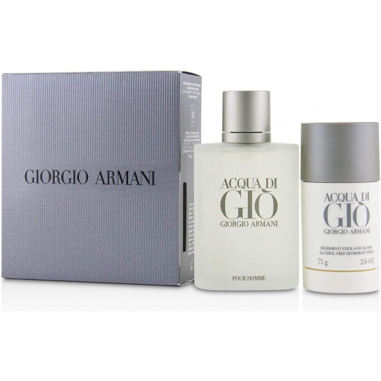 Giorgio Armani Acqua Di Gio Confezione Regalo 100ml EDT + 75ml Deodorante Stick