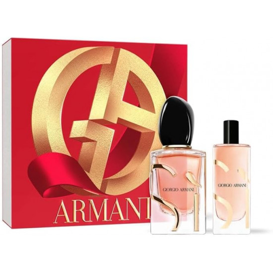 Giorgio Armani SÌ Eau De Parfum Intense Gift Set 50ml EDP + 15ml EDP