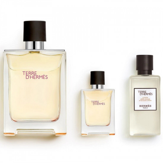 Hermès Terre D'Hermès Confezione Regalo 100ml EDT + 12.5ml EDT + 40ml Balsamo Dopobarba