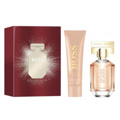 Hugo Boss The Scent For Her Eau De Parfum Woman's Gift Set Spray 30ml With Body Lotion