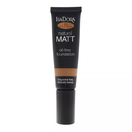 IsaDora Natural Matt Oil-Free Foundation 35ml - 23 Caramel IsaDora Natural Matt Oil-Free Foundation 35ml - 23 Caramel