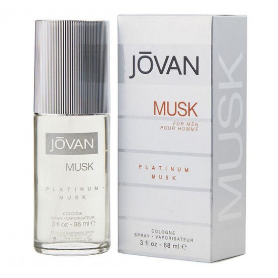 Jovan Musk For Men Eau De Cologne 88ml Spray - Platinum Musk