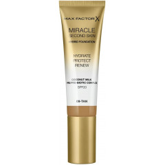 Max Factor Miracle Touch Second Skin Foundation SPF20 30ml - 9 Tan