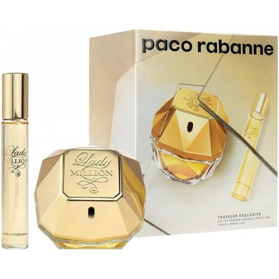 Paco Rabanne Lady Million Confezione Regalo 50ml EDP + 10ml EDP