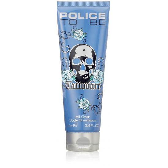 Police To Be Tattooart All Over Body Shampoo 100ml