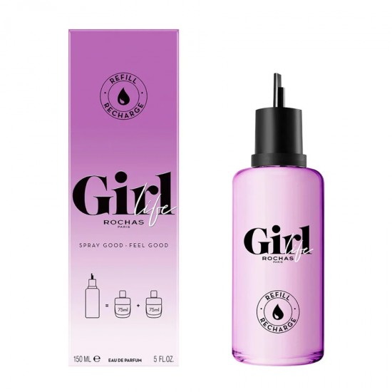 Rochas Girl Life Eau de Parfum 150ml Refill