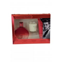 Michael Buble Passion Gift Set 100ml EDP + 100ml Body Lotion + Candle