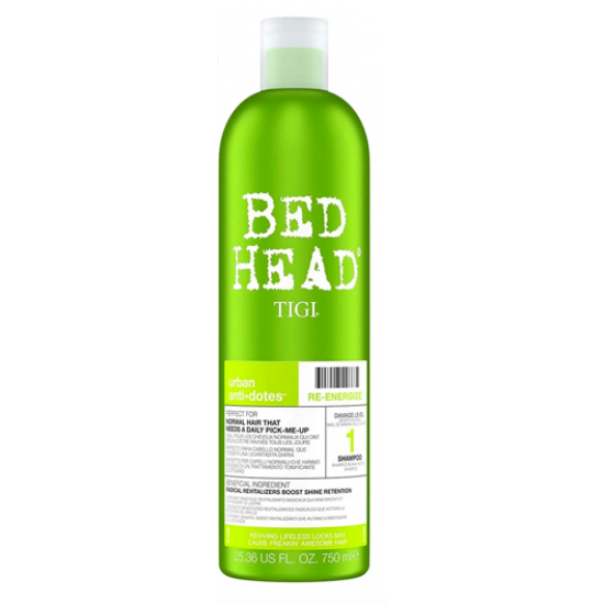 Tigi Bed Head Urban Antidotes Re-Energize shampoo 750ml