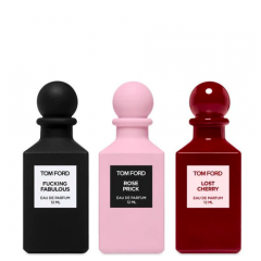 Tom Ford Private Blend Mini Decanter Gift Set 12ml Rose Prick EDP + 12ml Lost Cherry EDP + 12ml Bitter Peach EDP