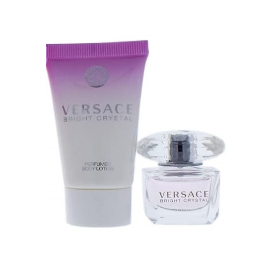 Versace Bright Crystal Confezione Regalo 50ml EDT + 100ml Lozione per il Corpo