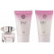 Versace Bright Crystal Confezione Regalo 50ml EDT + 50ml Lozione Profumata per il Corpo + 50ml Bagnoschiuma Profumato