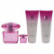 Versace Bright Crystal Gift Set 90ml EDT + 100ml Body Lotion + 100ml Shower Gel + 5ml EDT