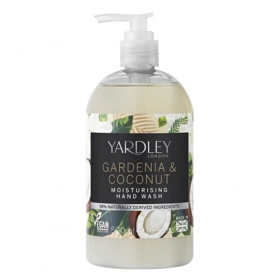 Yardley Gardenia & Coconut Milk Botanical Hand Wash 500ml