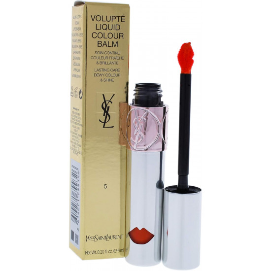 Yves Saint Laurent Volupté Liquid Colour Balm 6ml - 5 Watch Me Orange