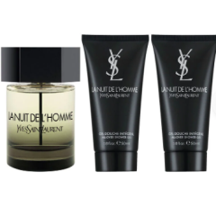 Yves Saint Laurent La Nuit de L'Homme Gift Set 100ml EDT + 2 x 50ml Shower Gel