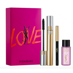 Yves Saint Laurent Luxurious Mascara Must Have Gift Set 7.5ml Volume Effet Faux Cils Mascara - 01 + 0.8g Dessin du Regard Waterproof Eye Pencil - 01 + 8ml Top Secrets Expert Makeup Remover