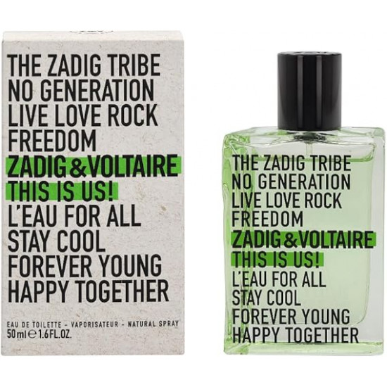 Zadig & Voltaire This Is Us! L'Eau For All Eau de Toilette 50ml Spray