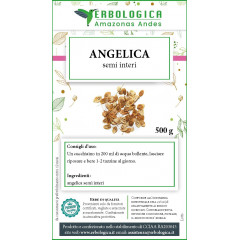Angelica semi interi tisana 500 grammi