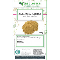 Bardana radice polvere tisana 100 grammi