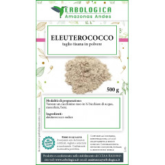 Eleuterococco radice polvere 500 grammi