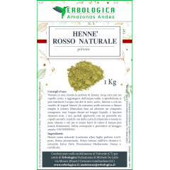 Henne rosso 1 kg 100% naturale