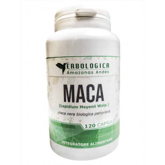 Maca nera in capsule gelatinizzata, 2 confezioni da 100 capsule Maca nera in capsule gelatinizzata, 2 confezioni da 100 capsule