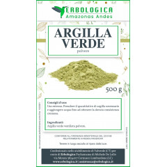 Argilla verde polvere ventilata 500 grammi