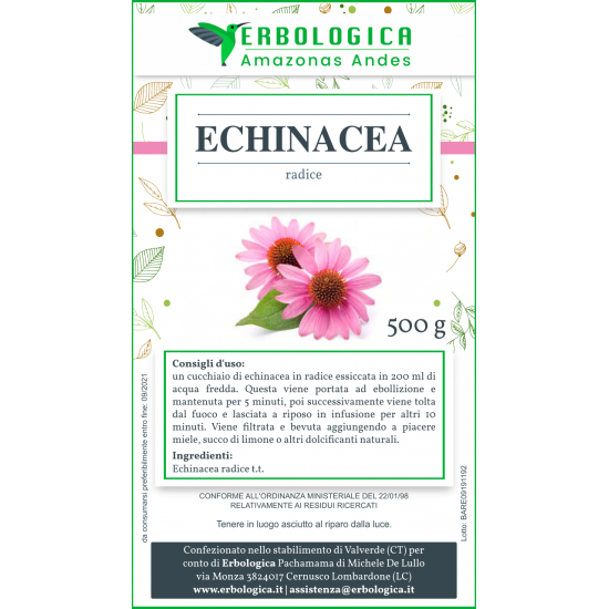 Echinacea radice tisana 500 grammi Echinacea radice tisana 500 grammi