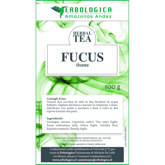 Fucus tisana composta 100 grammi