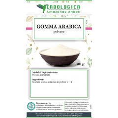 Gomma arabica in polvere 500 grammi