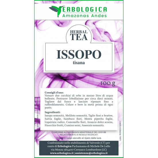Issopo tisana composta 100 grammi