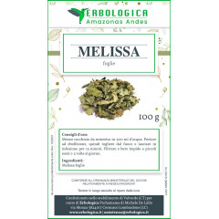 Melissa foglie extra tisana 100 grammi