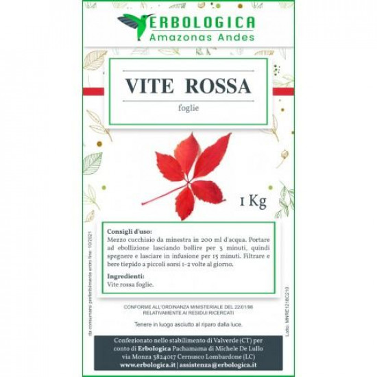 Vite rossa tisana 1 kg Vite rossa tisana 1 kg